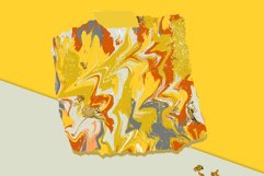 Marbled Digital Paper, liquid marble, swirls paint texture, Product Image 5