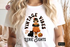 Vintage Vibes &amp; Eerie Sights PNG | Halloween Sublimation Product Image 2