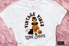 Vintage Vibes &amp; Eerie Sights PNG | Halloween Sublimation Product Image 3
