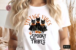 Vintage Vibes &amp; Spooky Tribes PNG | Halloween Sublimation Product Image 2