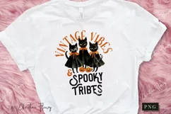 Vintage Vibes & Spooky Tribes PNG | Halloween Sublimation Product Image 3