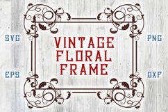 vintage victorian frame svg