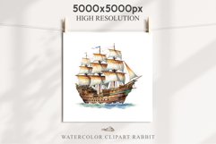 Vintage Victorian Wooden Ship Clipart Antique Nautical PNG Art Watercolor Transparent wedding invitation shirt designs sublimation printable bloom architecture Antique Victorian wooden ship clipart, vintage nautical, 19th-century ship art, oceanic decor