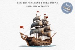 Vintage Victorian Wooden Ship Clipart Antique Nautical PNG Art Watercolor Transparent wedding invitation shirt designs sublimation printable bloom architecture Antique Victorian wooden ship clipart, vintage nautical, 19th-century ship art, oceanic decor