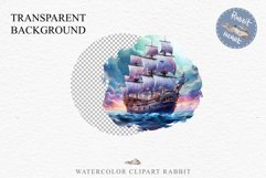 Vintage Victorian Wooden Ship Clipart Night Nautical PNG Art Watercolor Transparent wedding invitation shirt designs sublimation printable bloom architecture Antique Victorian wooden ship clipart, vintage nautical, 19th-century ship art, oceanic decor