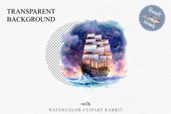 Vintage Victorian Wooden Ship Clipart Night Nautical PNG Art Watercolor Transparent wedding invitation shirt designs sublimation printable bloom architecture Antique Victorian wooden ship clipart, vintage nautical, 19th-century ship art, oceanic decor