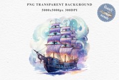 Vintage Victorian Wooden Ship Clipart Night Nautical PNG Art Watercolor Transparent wedding invitation shirt designs sublimation printable bloom architecture Antique Victorian wooden ship clipart, vintage nautical, 19th-century ship art, oceanic decor