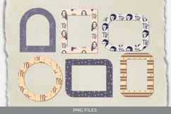 Vintage Virgo Sign Seamless Pattern Frames Product Image 1
