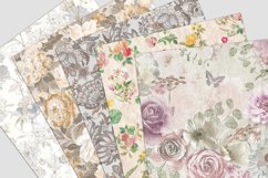 Vintage Wallpaper Digital Paper Pack Product Image 3