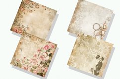Vintage Wedding Digital Paper Bundle Product Image 3