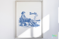 Vintage Western Clipart SVG Product Image 3