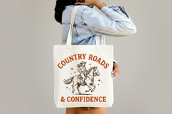 Vintage Western Cowgirl Sublimation PNG Product Image 4