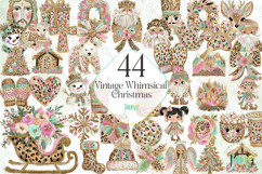 Vintage Whimsical Christmas Sublimation Product Image 1