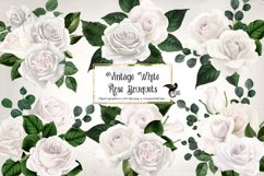 Vintage White Rose Bouquets Product Image 1