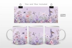 Vintage Wild Flowers Mug Wrap