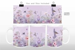 Vintage Wild Flowers Mug Wrap