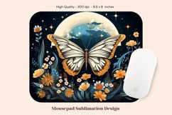 Vintage Wildflower Mouse Pad Png  Butterfly Mousepad Png 