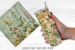 Vintage Wildflower Seamless Digital Paper Bundle Product Image 5