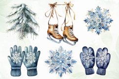 Vintage Winter Christmas Sublimation Product Image 6