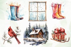 Vintage Winter Christmas Sublimation Product Image 4