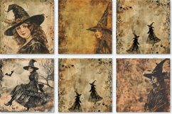 Vintage Witch Digital Paper Bundle Product Image 4