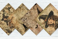 Vintage Witch Digital Paper Bundle Product Image 5
