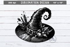 Vintage witch hat clipart  Halloween clipart