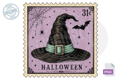 Spooky Stories Ghost Pumpkin Halloween Stamp PNG Design Product Image 8