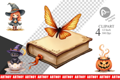 Vintage Witchy Vibes Clipart Product Image 1
