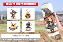 Tumbler Vintage Witchy Vibes Product Image 1