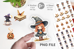 Vintage Witchy Vibes Sticker Product Image 1