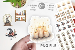 Vintage Witchy Vibes Sticker Product Image 1