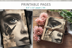 Vintage Woman Junk Journal, vintage aesthetic design Product Image 1