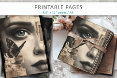 Vintage Woman Junk Journal, vintage aesthetic design Product Image 4