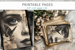 Vintage Woman Junk Journal, vintage aesthetic design Product Image 5