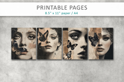 Vintage Woman Junk Journal, journal supplies Product Image 2