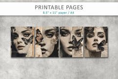 Vintage Woman Junk Journal, Shabby Chic Ephemera Product Image 2