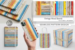 Digital Paper Vintage Wood Boards Product Image 1