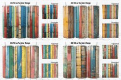 3D Vintage Wood Boards Tumbler Bundle Product Image 4