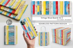 Digital Paper Vintage Wood Boards Product Image 1