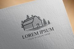 Old farm barn logo design, countryside illustration design Product Image 2