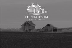 Old farm barn logo design, countryside illustration design Product Image 3