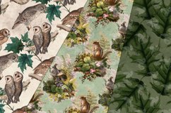 Vintage Woodland Digital Paper Product Image 2
