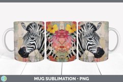 GorgeousDecoupage Zebras Mug Wrap design.