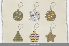 Vintage Zoo Seamless Pattern Shaped Tags Product Image 1