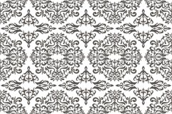 Vintage Damask frame border pattern Product Image 3