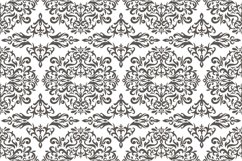 Vintage Damask frame border pattern Product Image 3