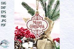 Mega Ornament SVG Bundle 8 | Arabesque Christmas Ornaments Product Image 11