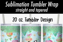 Vintage Deck Hall Christmas 20 oz Tumbler Sublimation Design Product Image 2