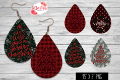 Vintage Farmhouse Christmas | 4 Sets of Teardrop Earrings Product Image 1